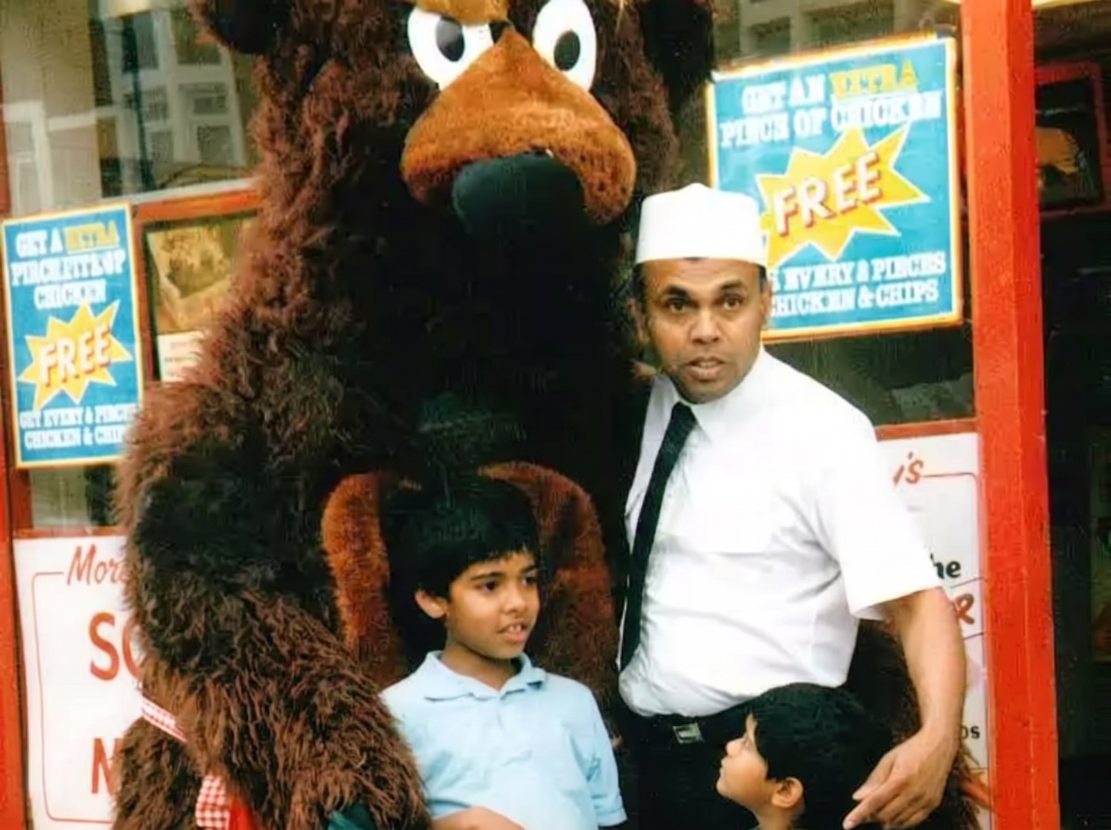 Morley's founder outside the original Sydenham store