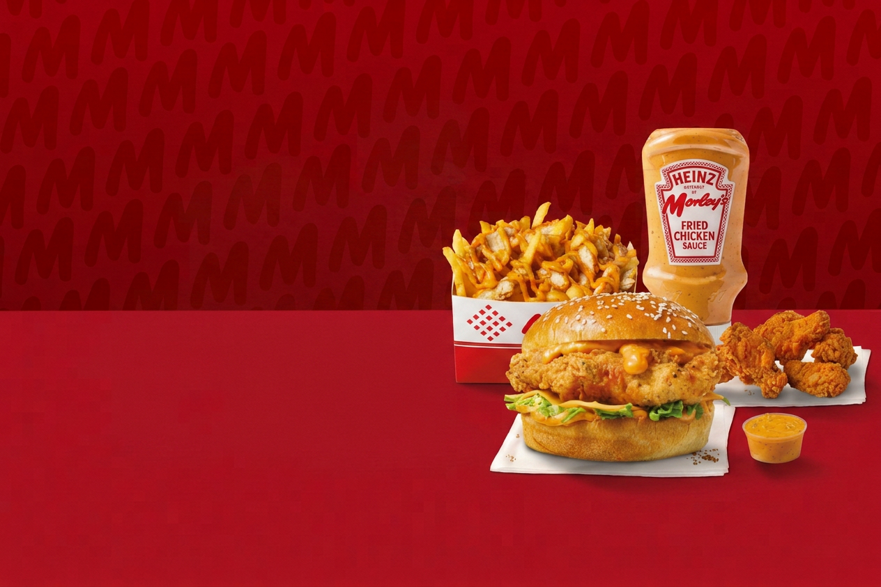 Morley's meal deal — burger, fries and a drink